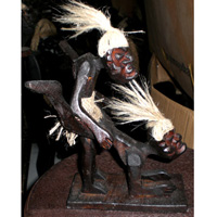 Primitive, Handcarved From Albesia Wood