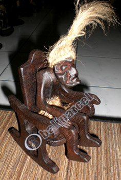 Primitive, Handcarved From Albesia Wood