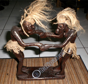 Primitive, Handcarved From Albesia Wood