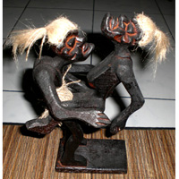 Primitive, Handcarved From Albesia Wood