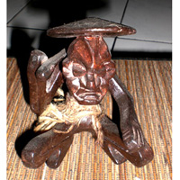 Primitive, Handcarved From Albesia Wood