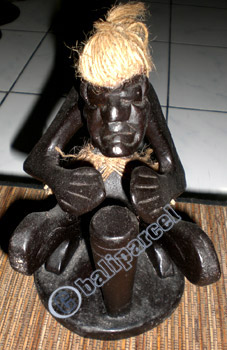 Primitive, Handcarved From Albesia Wood
