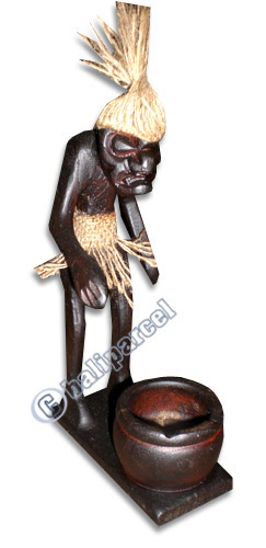 Primitive, Handcarved From Albesia Wood