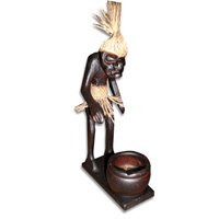Primitive, Handcarved From Albesia Wood