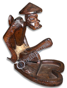 Primitive, Handcarved From Albesia Wood