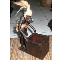 Primitive, Handcarved From Albesia Wood