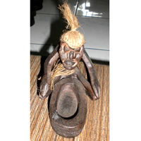Primitive, Handcarved From Albesia Wood
