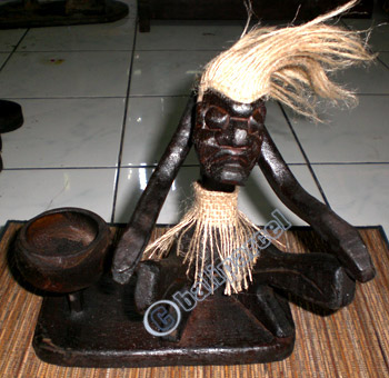 Primitive, Handcarved From Albesia Wood