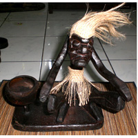 Primitive, Handcarved From Albesia Wood