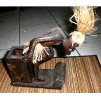 Primitive, Handcarved From Albesia Wood