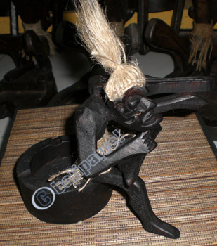 Primitive, Handcarved From Albesia Wood