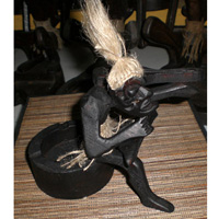 Primitive, Handcarved From Albesia Wood
