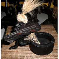 Primitive, Handcarved From Albesia Wood