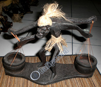 Primitive, Handcarved From Albesia Wood