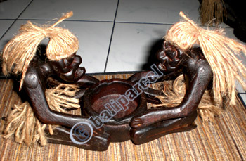 Primitive, Handcarved From Albesia Wood