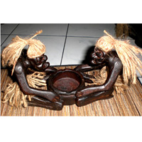 Primitive, Handcarved From Albesia Wood