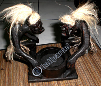 Primitive, Handcarved From Albesia Wood