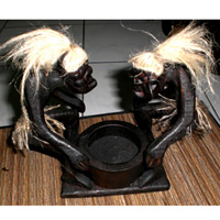 Primitive, Handcarved From Albesia Wood
