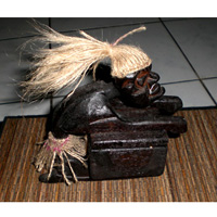 Primitive, Handcarved From Albesia Wood