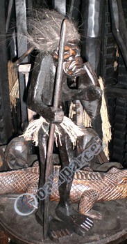 Primitive, Handcarved From Albesia Wood