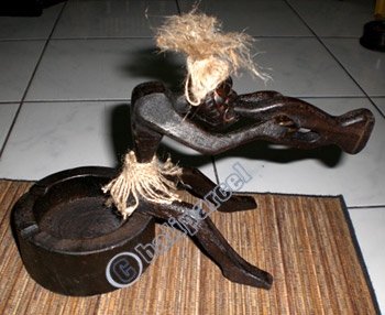 Primitive, Handcarved From Albesia Wood