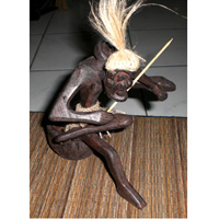 Primitive, Handcarved From Albesia Wood