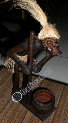Primitive, Handcarved From Albesia Wood