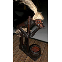 Primitive, Handcarved From Albesia Wood