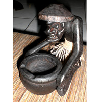 Primitive, Handcarved From Albesia Wood
