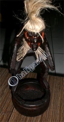 Primitive, Handcarved From Albesia Wood