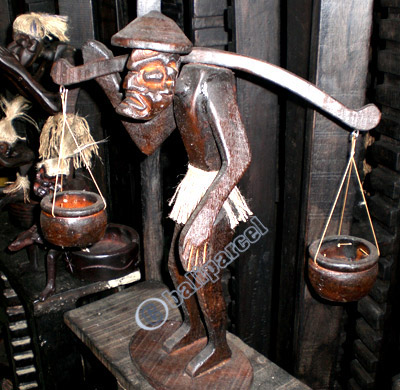 Primitive, Handcarved From Albesia Wood