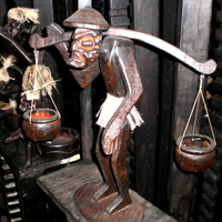 Primitive, Handcarved From Albesia Wood