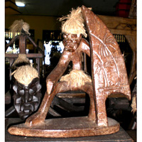 Primitive, Handcarved From Albesia Wood