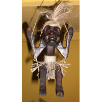 Primitive, Handcarved From Albesia Wood