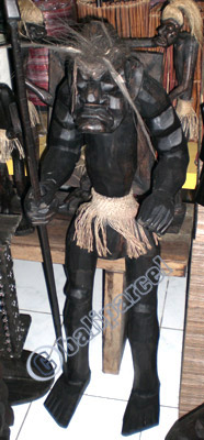 Primitive, Handcarved From Albesia Wood