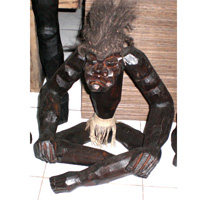 Primitive, Handcarved From Albesia Wood