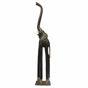 Elephant Set Of 3, Handcarved From Albesia Wood