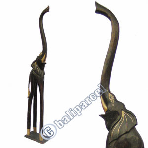 Elephant Set Of 3, Handcarved From Albesia Wood