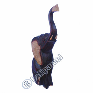Elephant Set Of 3, Handcarved From Albesia Wood