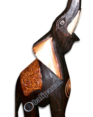 Elephant Set Of 3, Handcarved From Albesia Wood