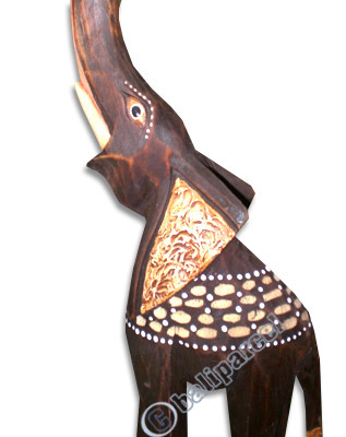 Elephant Set Of 3, Handcarved From Albesia Wood