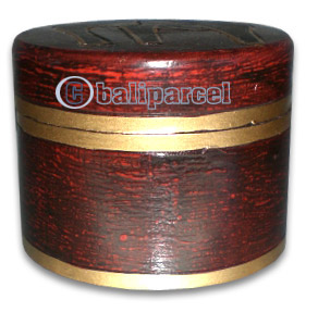 Boxes Set Of 3, Handcarved From Albesia Wood