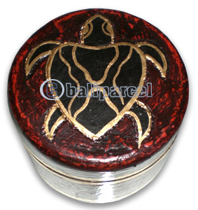 Boxes Set Of 3, Handcarved From Albesia Wood