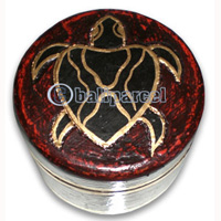 Boxes Set Of 3, Handcarved From Albesia Wood