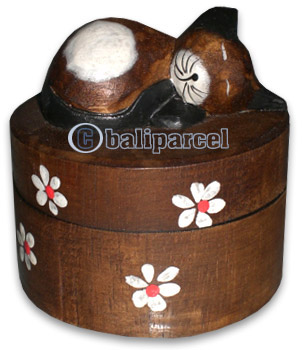 Boxes, Handcarved From Albesia Wood
