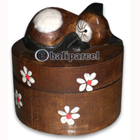Boxes, Handcarved From Albesia Wood