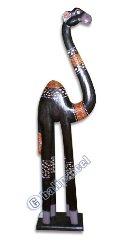 Camel, Handcarved From Albesia Wood