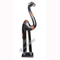 Camel, Handcarved From Albesia Wood