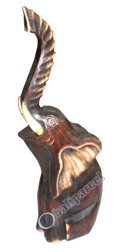 Elephant Set Of 3, Handcarved From Albesia Wood