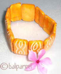 Bracelet  With Bone And Elastic String